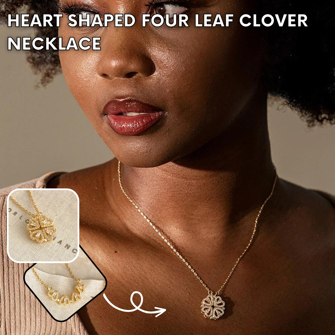 4-Leaf Clover Pendant / Necklace in 24k Gold