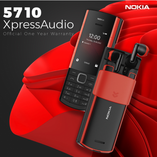 Nokia 5710XA - Futuristic Phone with Integrated Headphones