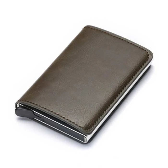 Smart wallet, RFID security, aluminum box
